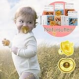 Natursutten ナチュアスッテン おしゃぶり バタフライ枠 歯科矯正型 S(～6ヶ月)
