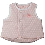 《H29年春物》(日本製) Pample Mousse(パンプルムース) 水玉接結木馬刺繡入り胴着 50cm ~ 70cm /PK NO.DP-71514