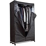 タンスのゲン カバー付き ハンガーラック 幅88cm ２０５２ＡＷ カバー付 18210015 BK