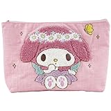 マイメロディ サガラ刺繍フラットポーチ サンリオキャラクターズ