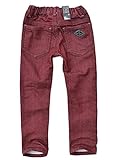 L.COPECK エルコペック ストレッチ デニムパンツ キッズ ジュニア 子供ジーンズ ロングパンツ 100cm C4483【4.レッド】