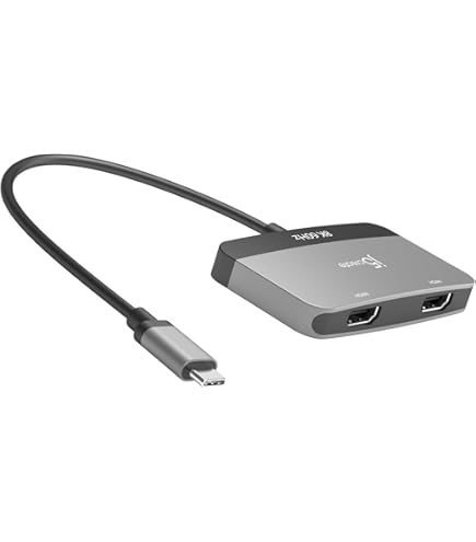 j5 create HDMIマルチモニタアダプター JCA366 j5create | USB-C to 4-Port HDMI Multi-Monitor Adapter – new