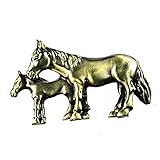 Sierra Lifestyles Mare and Foal Pull, Antique Brass by Sierra Lifestyles