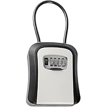 Amazon.co.jp: ワイヤー式キーボックス ダイヤル式 4桁ロック