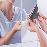 16pcsバスルーム取り外し可能な自己粘着モザイクタイルミラーウォールステッカーホームデコレーションBMLブランド/ / Honana bx-231 16pcs Cuarto De Baño Elim