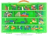 Life Made Betterおもちゃストレージオーガナイザー – このケースは完璧なストレージbox- StoresすべてBuildingキット – Large頑丈な、キャリーケース'