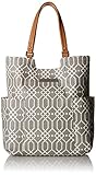 Petunia Pickle Bottom Tailored Tote Diaper Bag in Quartz, Grey by Petunia Pickle Bottom