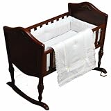 Baby Doll Bedding Royal Classic Mini Crib/ Port-a-Crib Bedding Set, Ecru by BabyDoll Bedding