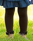 ラッフルバッツ フリル付きコットンレギンス スパッツ タイツ 4T-6 チョコブラウン