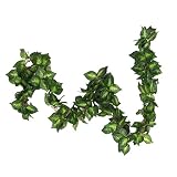 【ノーブランド 品】人工　壁　ハンギング　つる　シルク　葉　植物　インテリア　装飾　人工観葉植物　７種類選べる - 03