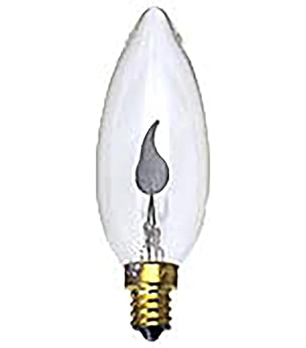 Amazon | フリッカーランプ 口金E12 ガラス直径25mm フリッカー