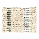 DMC コットンパール 刺繍糸 12束入 5番 #739 イエロー系 DMC115-5B