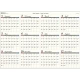 ユナイテッドビーズ 2018年 カレンダー ポスター B3 書込み Dタイプ CL181-POD-B3