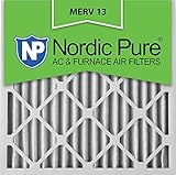 Nordic Pure 20 x 20 x 2 m13 – 3 20 x 20 x 2 MERV 13プリーツAC炉エアフィルタ、ボックスの3、2インチ 2-Inch 20x20x2M13-3 3