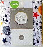 Dream Space Sports Twin Size Microfiber Sheet Set [並行輸入品]