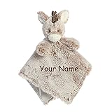 AuroraベビーPersonalized Brown and Tan Dwee Donkey Lil luvster Plush Blanket Baby BoyまたはBaby Girl – 13イ