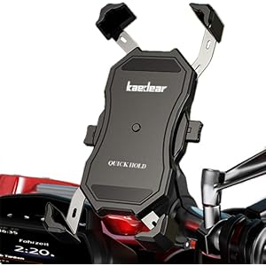 Kaedear(カエディア) バイク スマホ ホルダー バイク用 【 クイックホールド 】 携帯ホルダー スマホ 携帯…