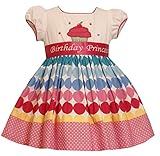 Bonnie Jeanガールズプリンセスドットカップケーキ誕生日ドレス、12 M – 4t US サイズ: S カラー: パープル