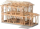 プラッツ 建築構造がよくわかる 1/50 建築模型 木造軸組模型 プラモデル SP-195