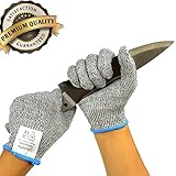 UncleHu 耐切創手袋 防刃手袋 カットレベル５ 防刃グローブ 作業用手袋 作業グローブ 軍手 耐摩耗性 作業用 アウトドア ナイフ 料理用手袋 xmrsy0902 Mサイズ