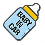 セーフティ反射ステッカー 赤ちゃん BABY IN CAR (B)