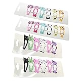 Pretty See　ヘアクリップ　ヘアアクセサリー　子供用　ミニクリップ　前髪　可愛い動物　ヘアバンクピン　24点セット