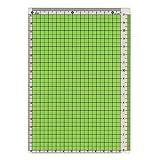 共栄プラスチック B6サイズ用 カラー方眼下敷【ブルー】 CPK-B6-B