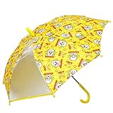 子供 傘 カサ 40cm いないいないばあっ ワンワン うーたん 手開き 雨具 ベビー傘 保育園 幼稚園 男の子 fo-56i033 イエロー