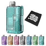 【Ⅲ】Aspire GOTEK X Ⅲ POD Kit｜アスパイア ゴテック エックス 3｜出力調整機能 遂に搭載！｜FlavorKitchenオリジナルミニポーチ付属｜VAPE ベイプ 電子タバコ スターターキット 1200mAh｜ メッシュコイル (Cyan)