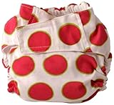 Cuteybaby All in One Modern Cloth Diaper, Big Pink Dot, Infant by CuteyBaby