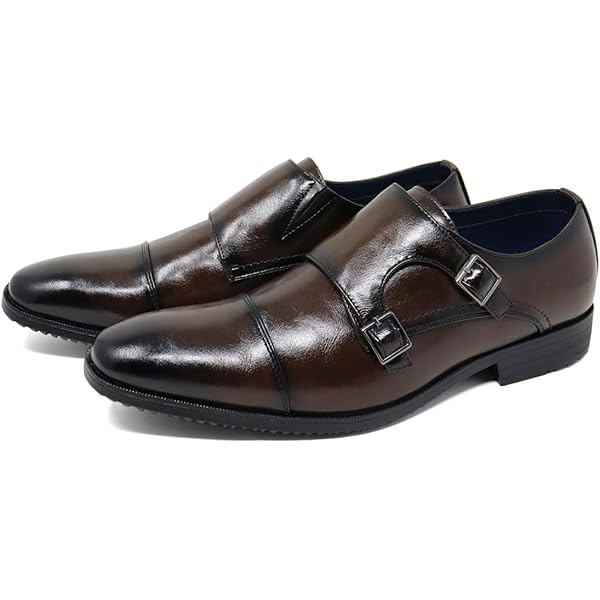 Amazon | [PARASHOE] 本革 内羽根ストレートチップ（キャップ