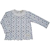 2018年 春物 UZULAND ウズランド 天竺 小花総柄 衿レース 長袖Ｔシャツ グレー◇90cm