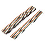 13pcs 200ミリメートル長い20ピン虹色のフラットリボンケーブルIDCワイヤ