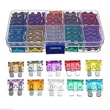 100PCSブレードヒューズキット品揃えオートカートラックオートバイヒューズキット2A-35A +ボックス