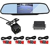 CAR ROVER Car Rear View Camera With 4.3 Inch Back View Mirror Monitor With Visible Original Flat Eff