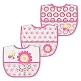 green sprouts Wipe-Off Bibs (Pink Flower by Green Sprouts