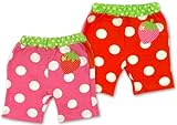 (フルーツファーム)FRUITS FARM 【FRUITS FARM】 いちご畑シリーズ☆ いちごパンツ 水玉模様 パンツ 80cm/90cm/95cm/100cm 100 ピンク