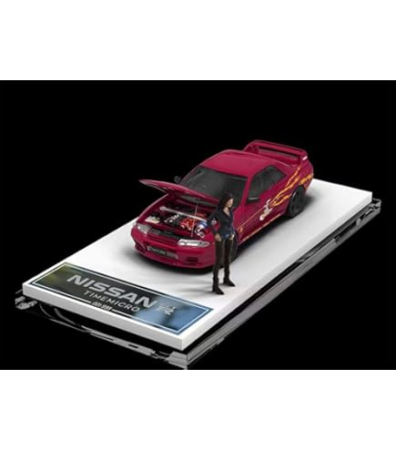 Amazon | 1/64 timemicro 日産 GTR R32 ボンネット開閉可能 ワイスピ