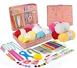 編み物 初心者 キット、編み物 初心者、かぎ針編み キット、かぎ針編み初心者キット 初心者用かぎ針編みキット かぎ針編みスターターキット かぎ針編みキット 初心者用編み物スターターキット (H)