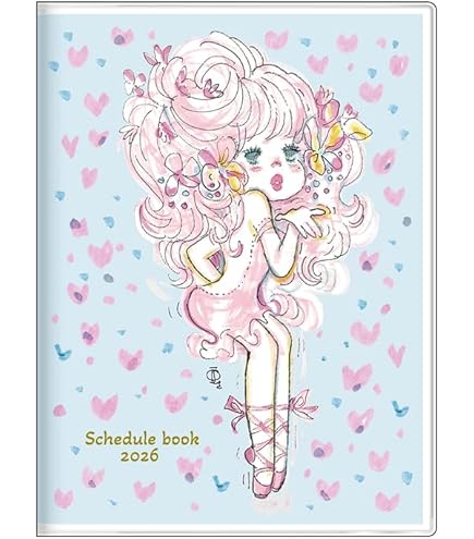 Amazon.co.jp: サンスター文具 水森亜土 2024年 手帳 ウィークリー B6