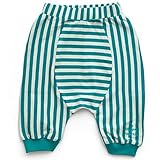 Little Green Radicals - リトルグリーンラディカルズ - ジェリービーンジョガー - ペールアクアストライプ - Jelly Bean Joggers - Pale Aqua S
