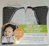 Fleurville Graphite Gray Reversible Strap Covers by TOMY