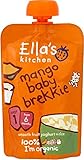 Ella's Kitchen Organic Mango Baby Brekkie 6mth+ (100g) エラのキッチン有機マンゴーベビーbrekkieの6Mth + （ 100グラム）
