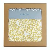 Rieko Oka(岡 理恵子) ベビーギフトセット RA-02(スタイ&ブルマパンツ)小鳥 イエロー 日本製