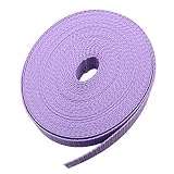 KUKU工房 PPテープ カバンテープ 厚さ1.2mm 10m巻 (幅25mm, W020.ライトパープル)