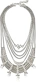 Lucky Brand Major Bib Silver-Tone Necklace [並行輸入品]