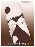 Bearington ベアリントン　Lots of Dots Blanket (Pink)ピンク×チョコレートブランケット