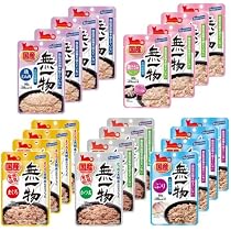 Amazon.co.jp: 無一物 猫 パウチ 5種×3袋 計15袋セット ウェットフード