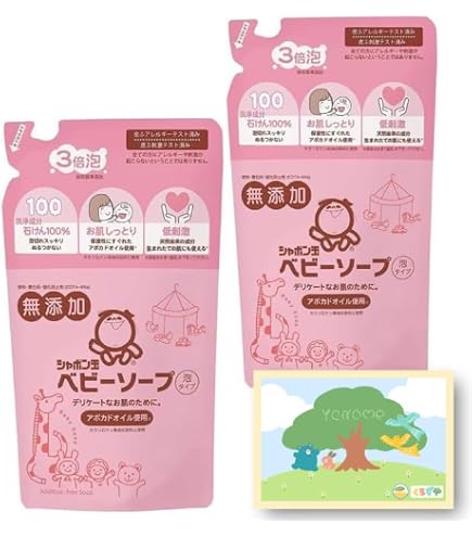 Amazon.co.jp: シャボン玉 ベビーソープ 泡タイプ 本体 450mL +