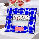 PERSONALIZED GRECIAN BLUE PICTURE FRAME by JDS [並行輸入品]